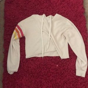 Crop top sweatshirt